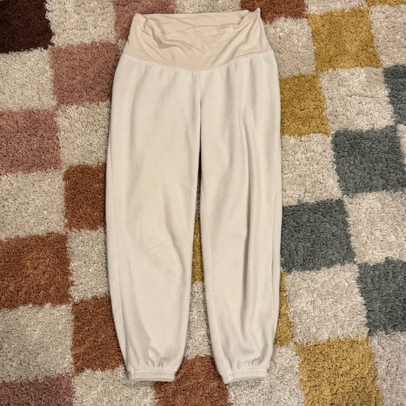 Old Navy Maternity Fleece Rollover-Waist Joggers - Picture 1 of 2